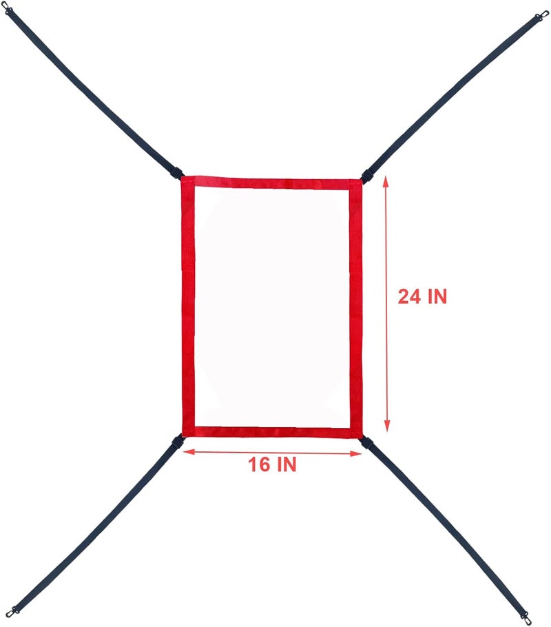CORECISE Strike Zone Target for Baseball Softball net, Throwing Pitching Hitting Batting Catching Practice Target, Pitcher Accuracy Training Aids - Image 4